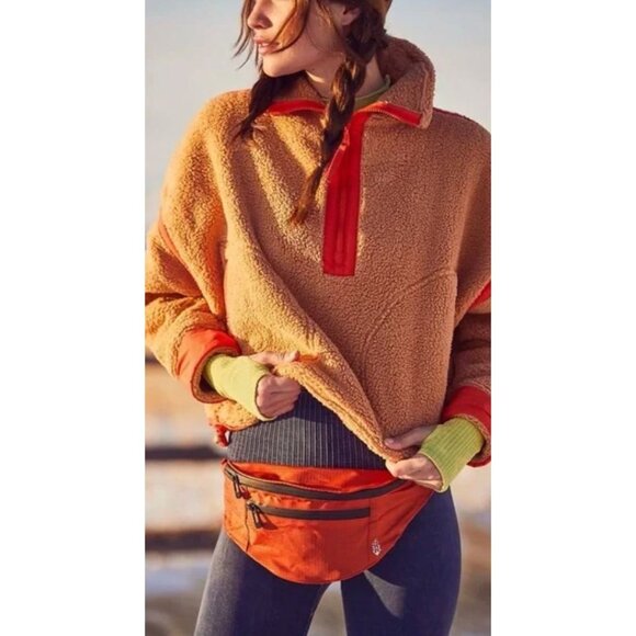 Free People Movement Ripstop Terracotta Orange Fanny Pack NEW [jb] - Picture 2 of 6